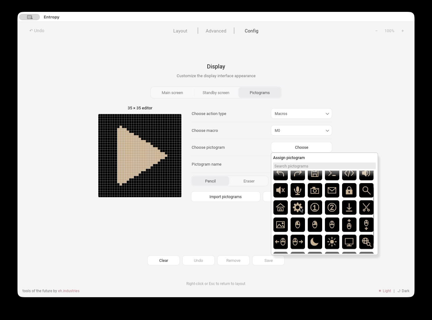 M4CR0Pad v3 pictogram library