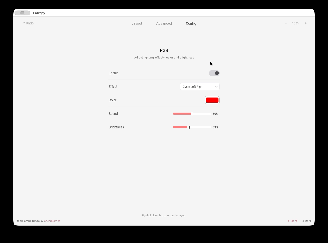 M4CR0Pad v3 RGB settings